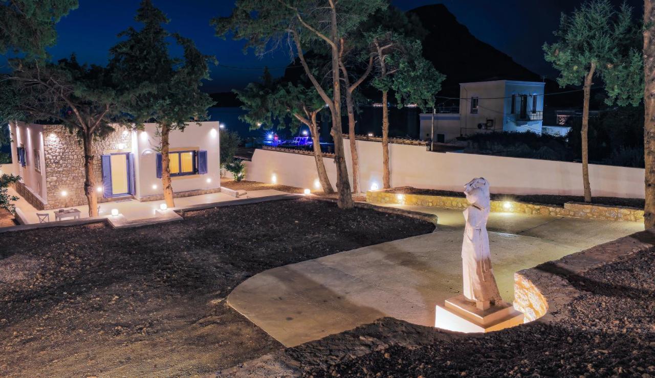 Marialenas House - Stone House At Myrties Beach Kalymnos Exterior photo