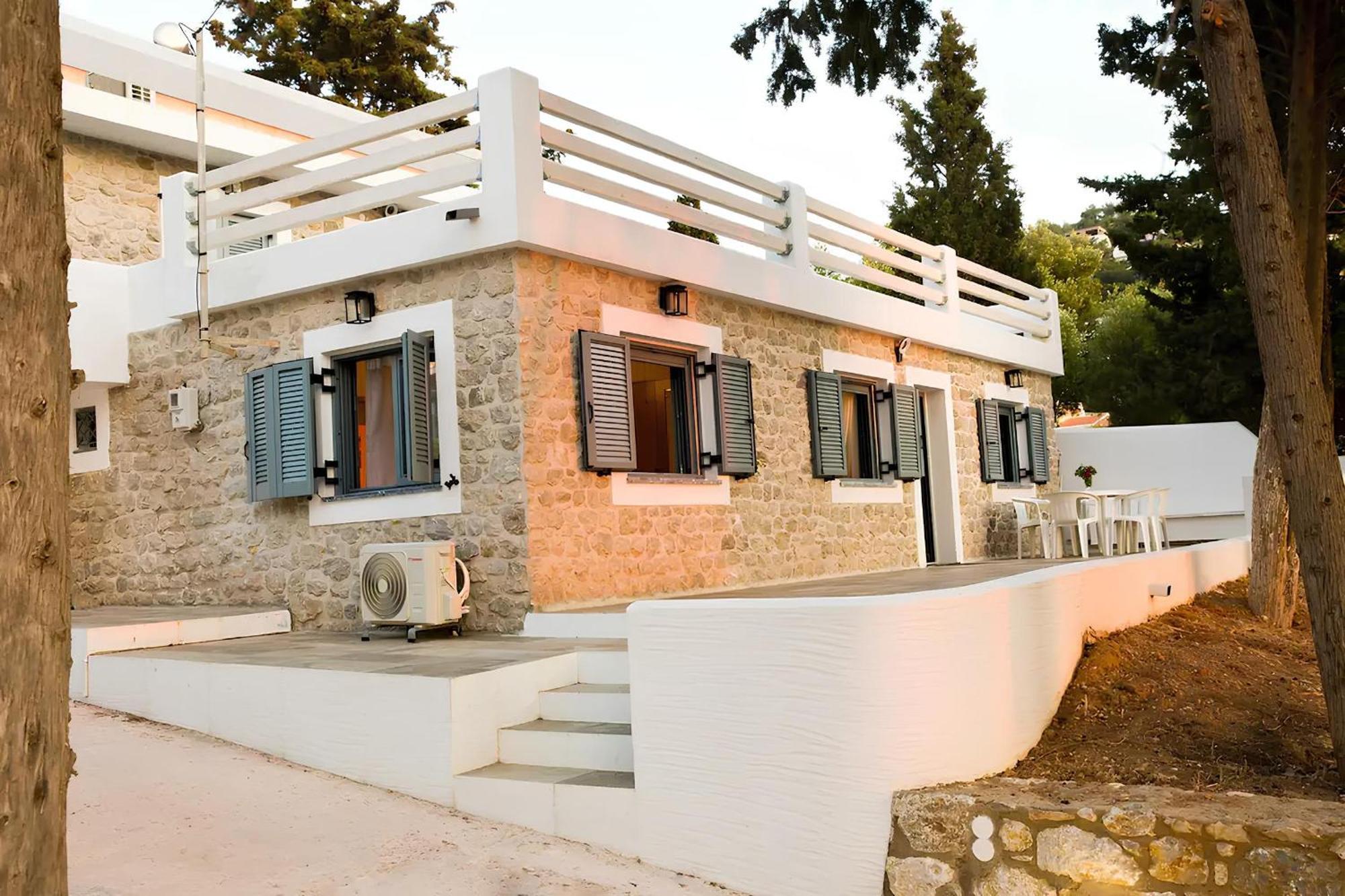 Marialenas House - Stone House At Myrties Beach Kalymnos Exterior photo